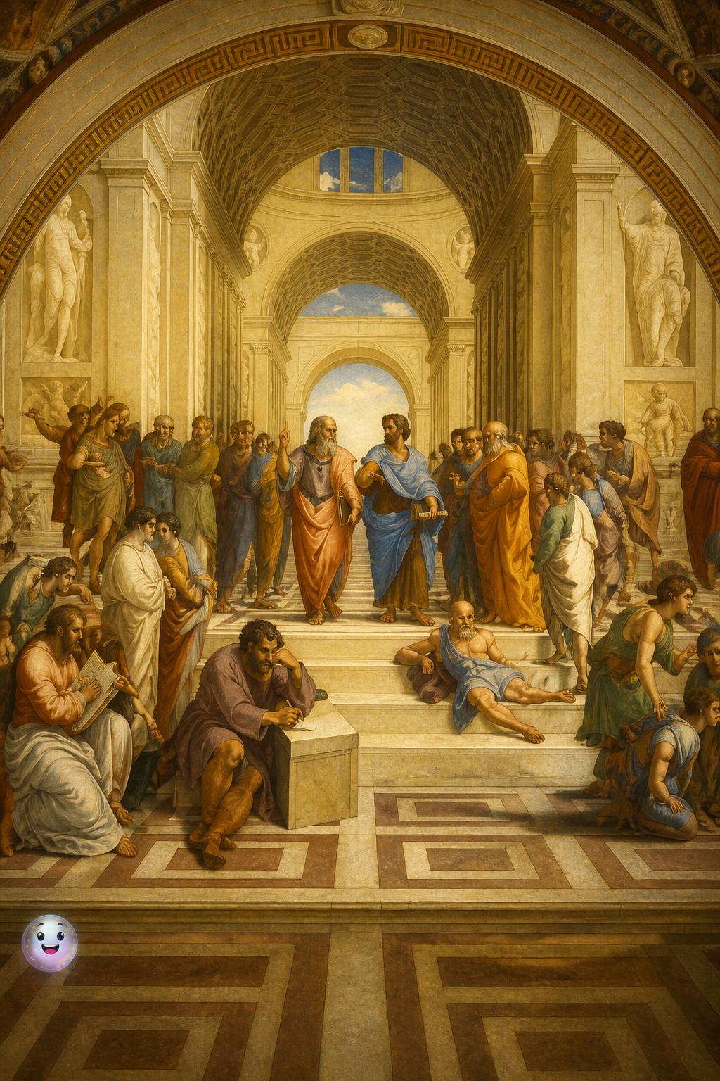 Le chef-d'œuvre de l'École d'Athènes