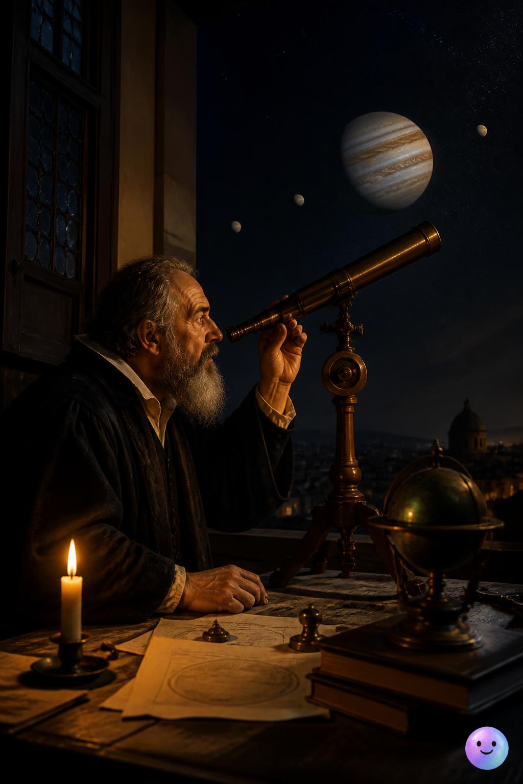 Galileo and the moons of Jupiter