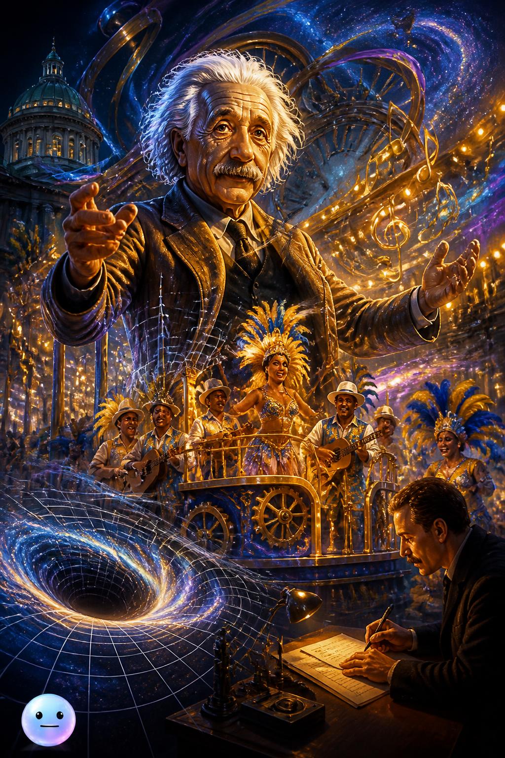 Albert Einstein e a relatividade do samba