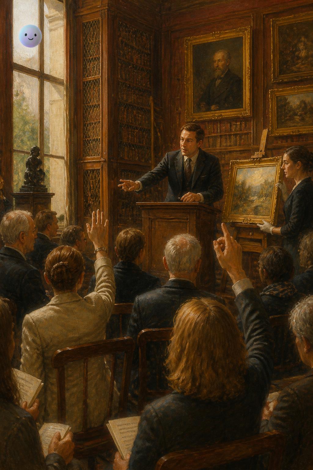 A force in the auction room