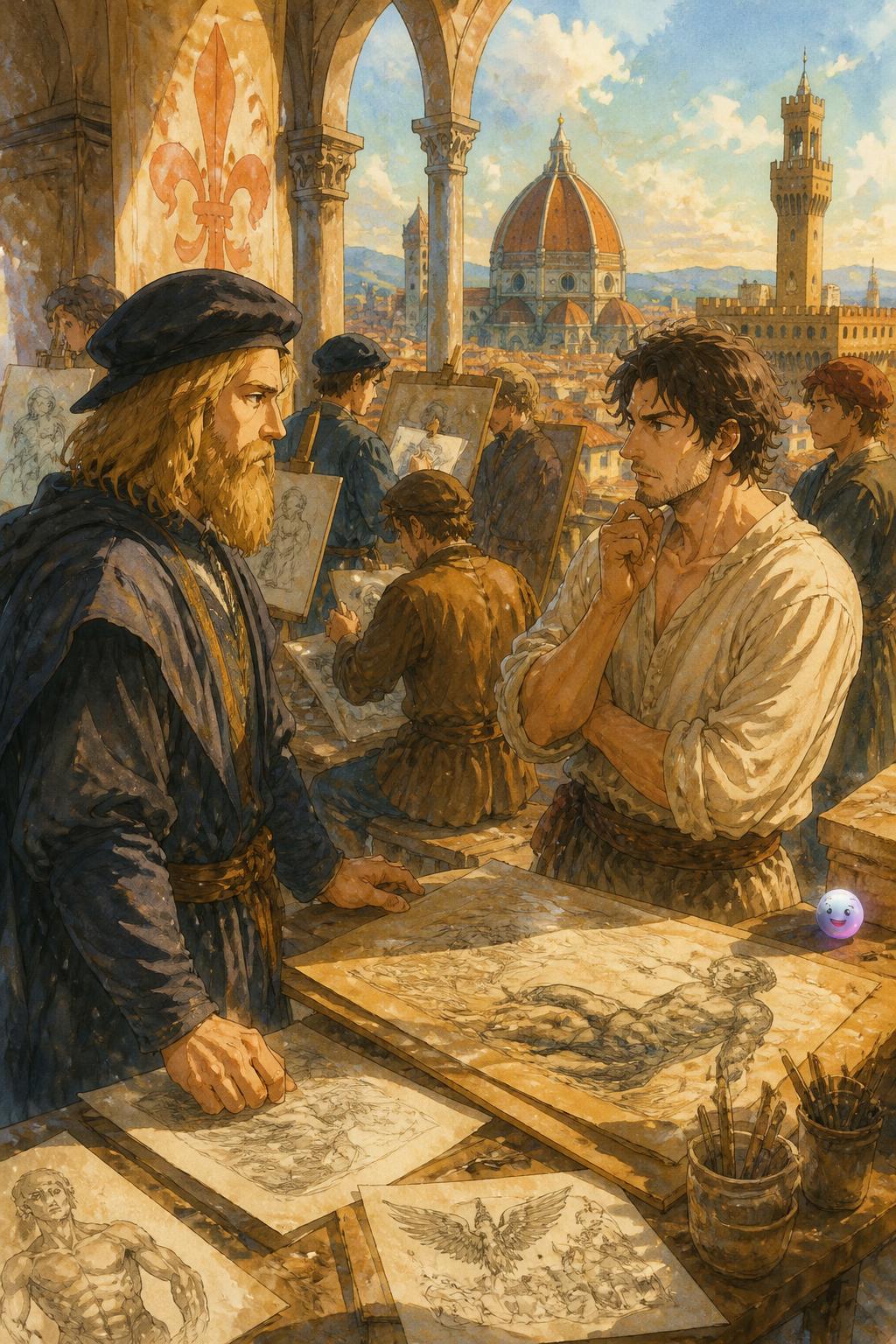 O choque de titãs em Florença