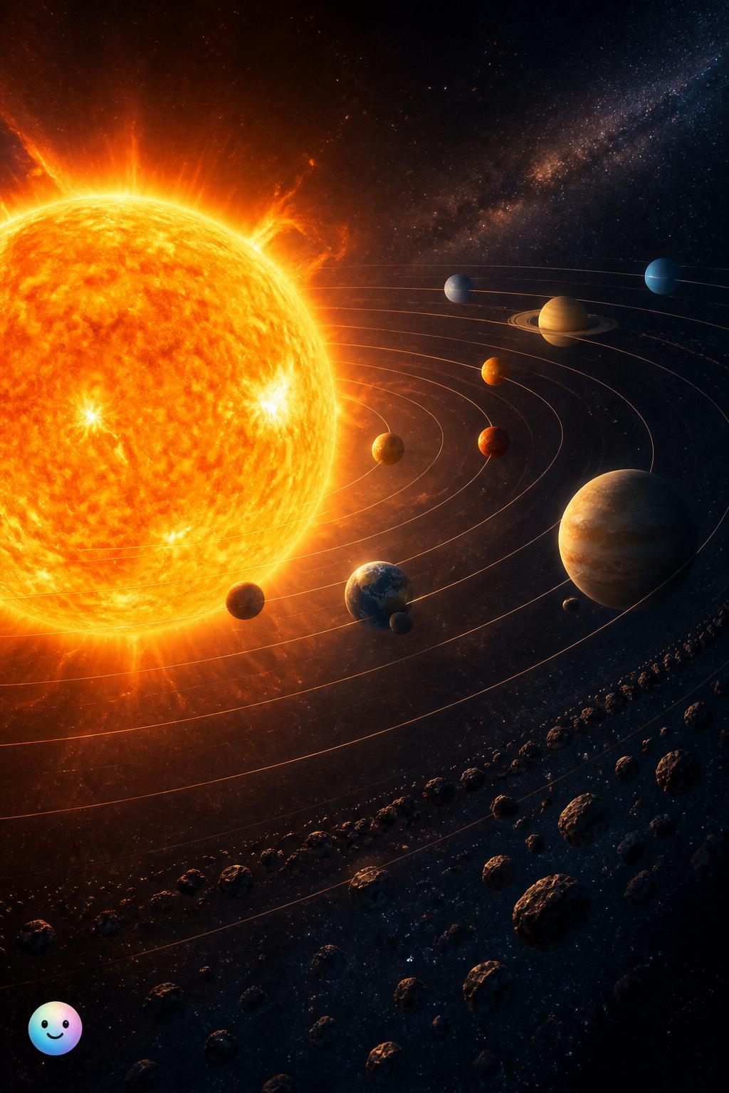 El gigante solar y su gravedad