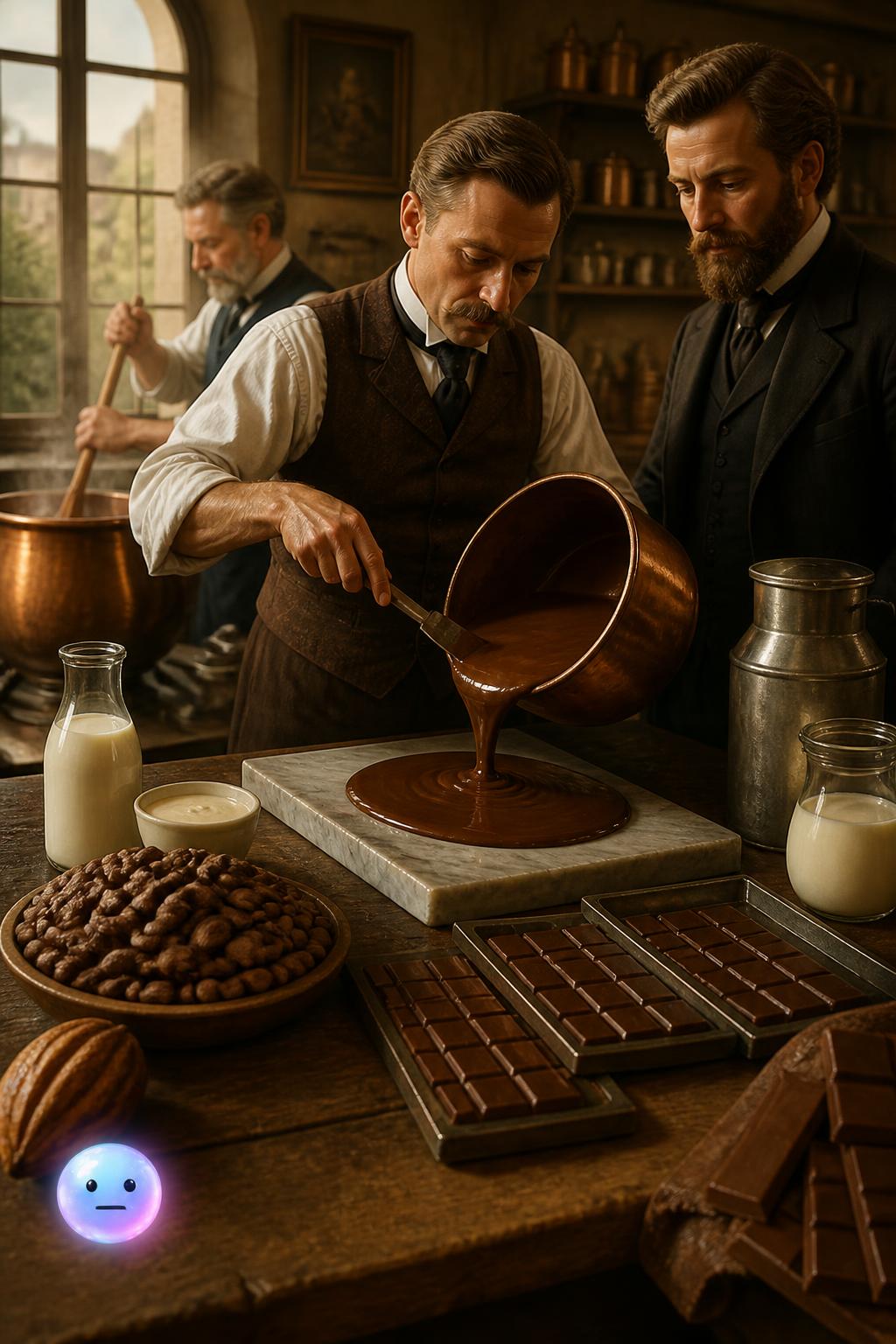 O chocolate ao leite suíço