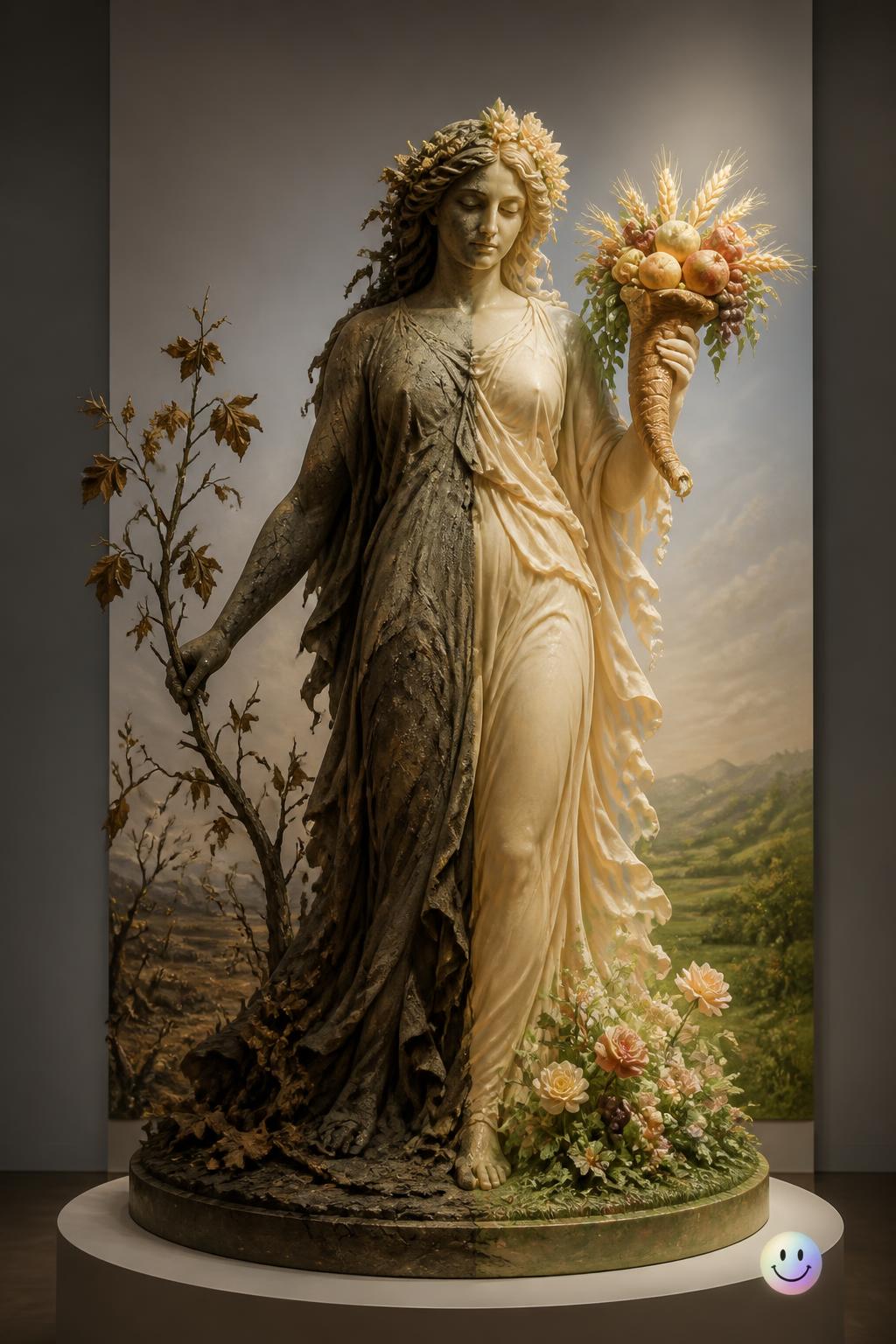 Demeter's grief-induced winter