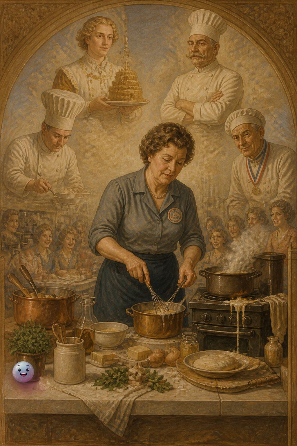 The unedited chaos of early television cooking