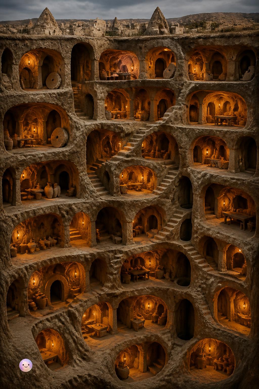 The hidden subterranean city of Derinkuyu