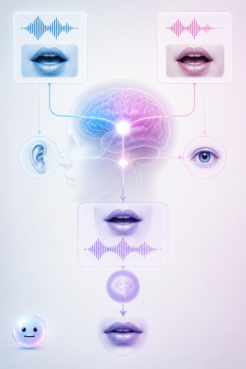 Hearing lips and seeing voices
