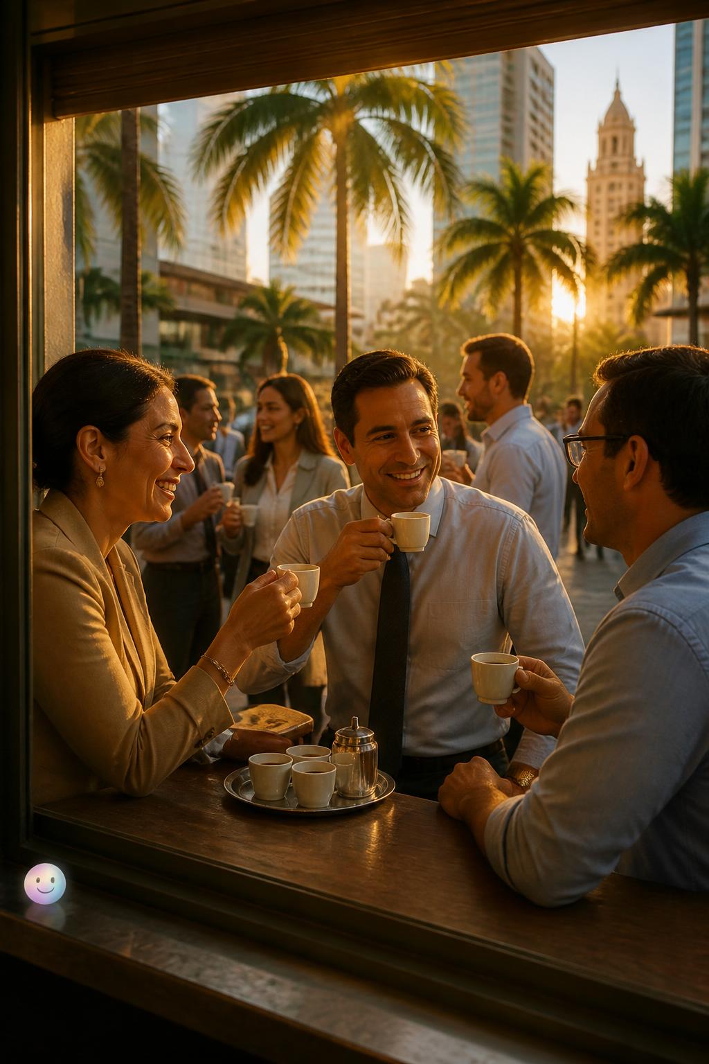 The 305 afternoon coffee break tradition