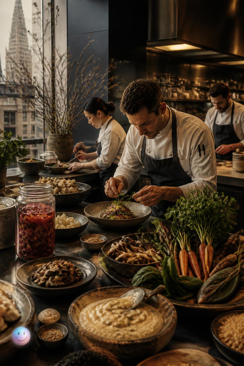Reinventing luxury cuisine using only plants