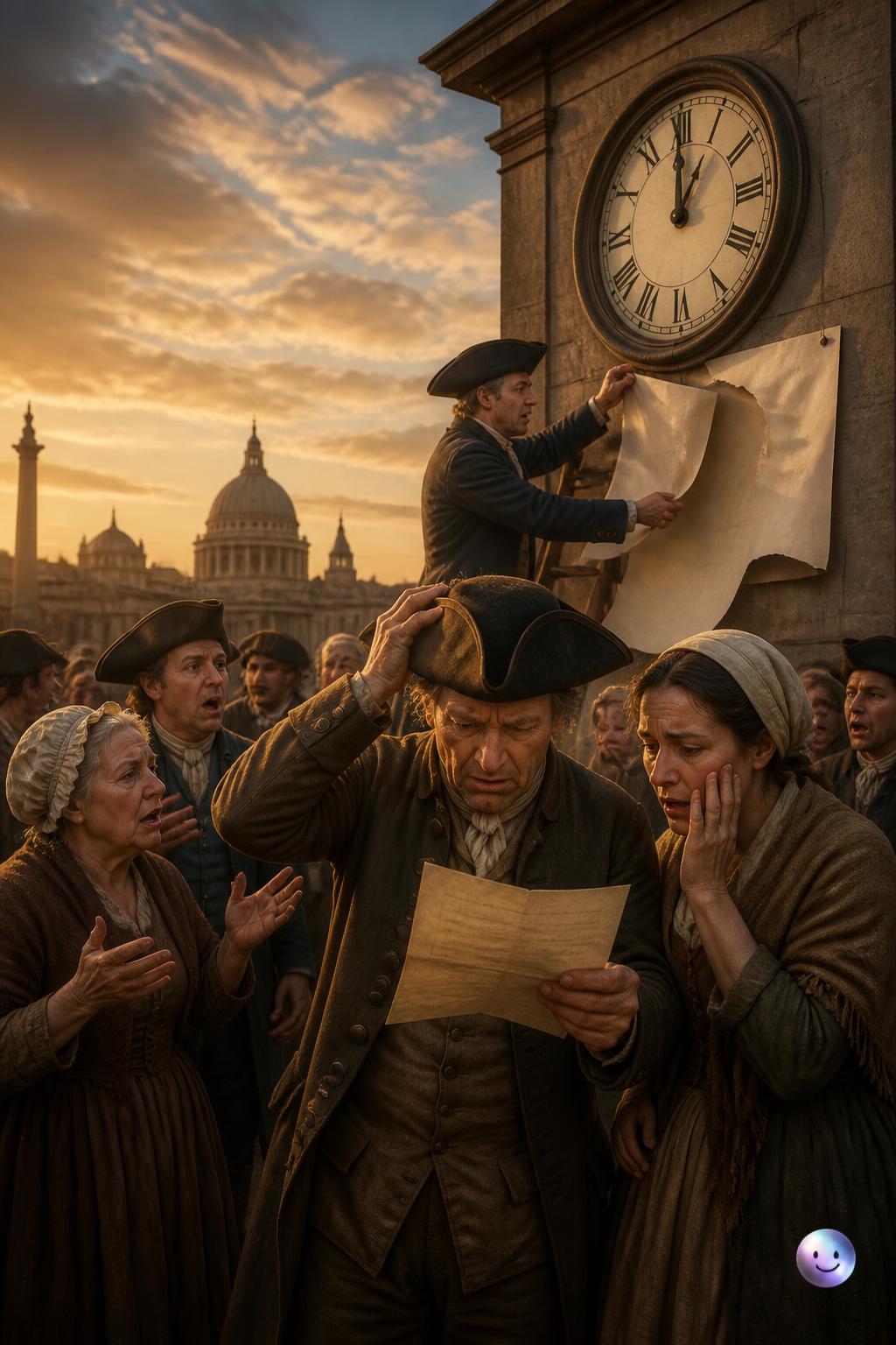 The missing eleven days of 1752