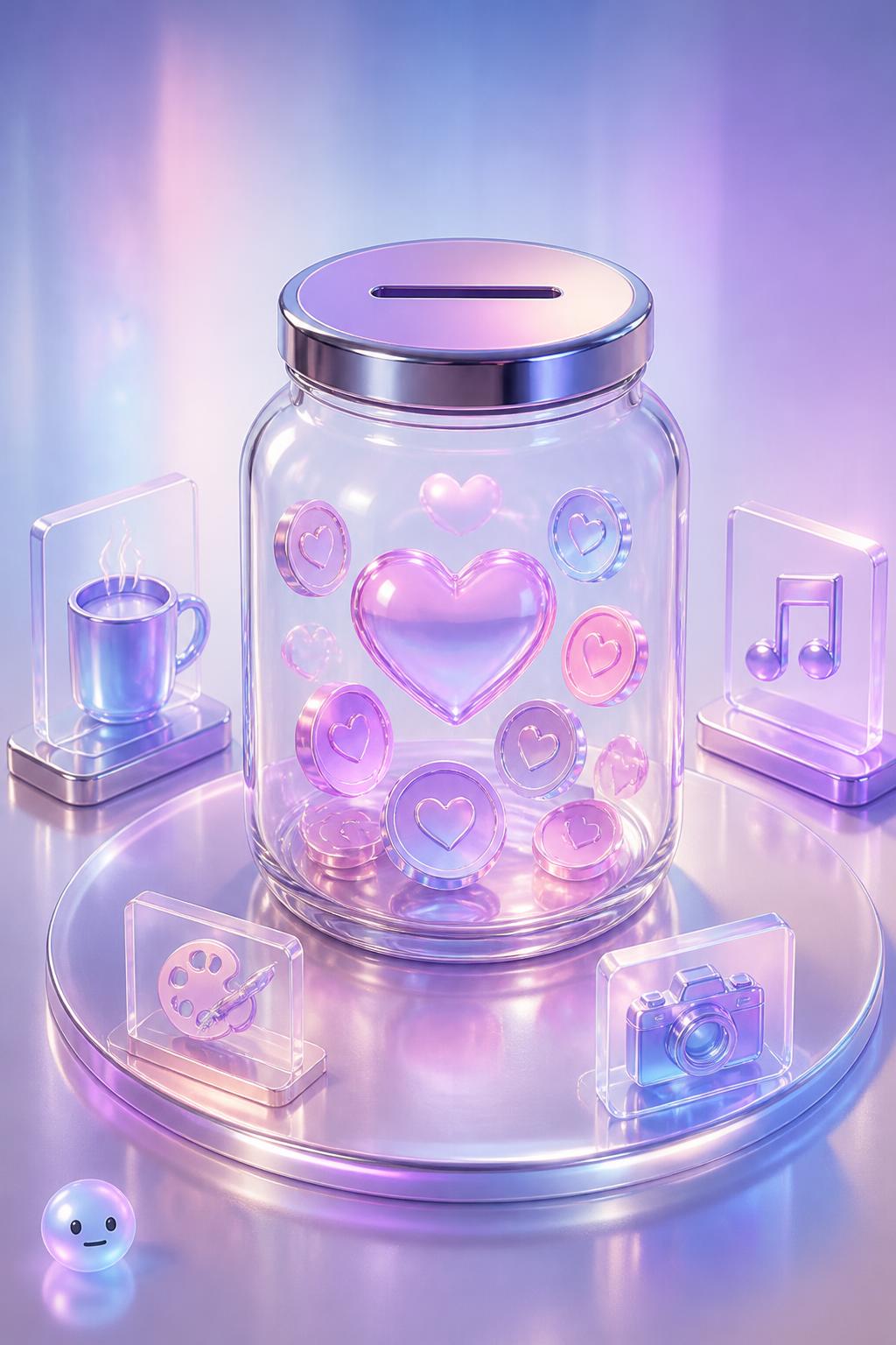 Micro-donations and digital tip jars