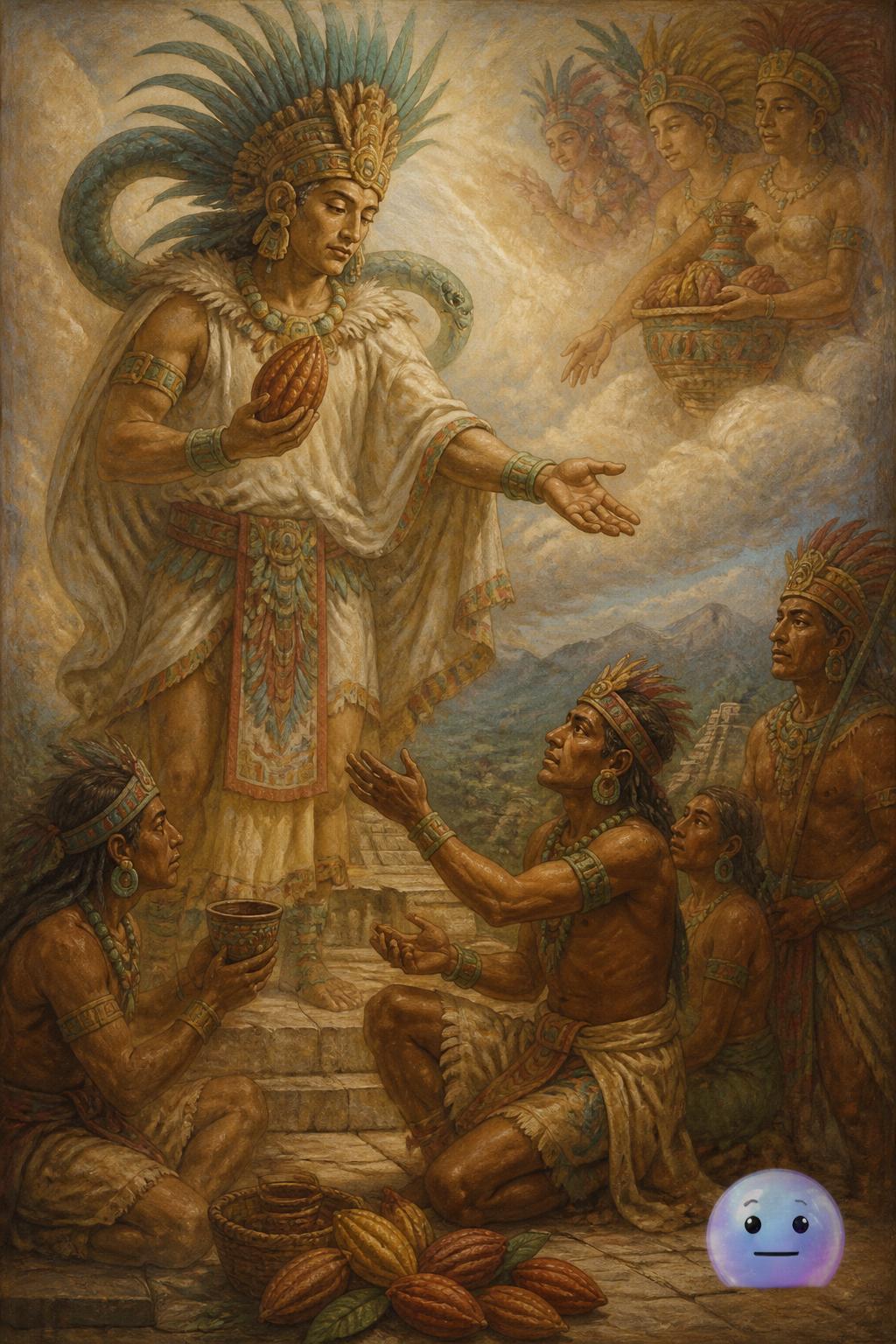 A lenda de Quetzalcóatl e o cacau