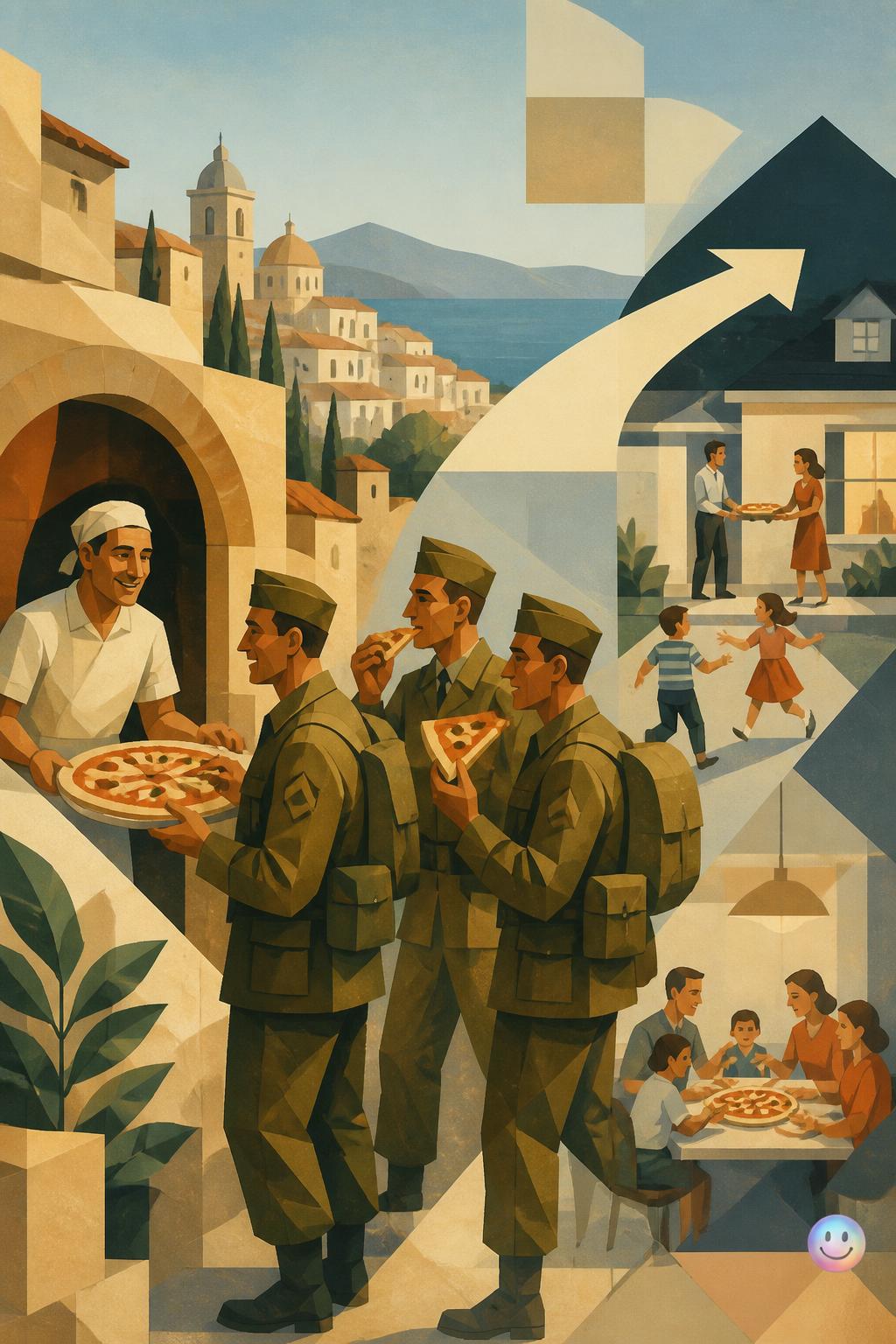 Soldiers bringing home a craving