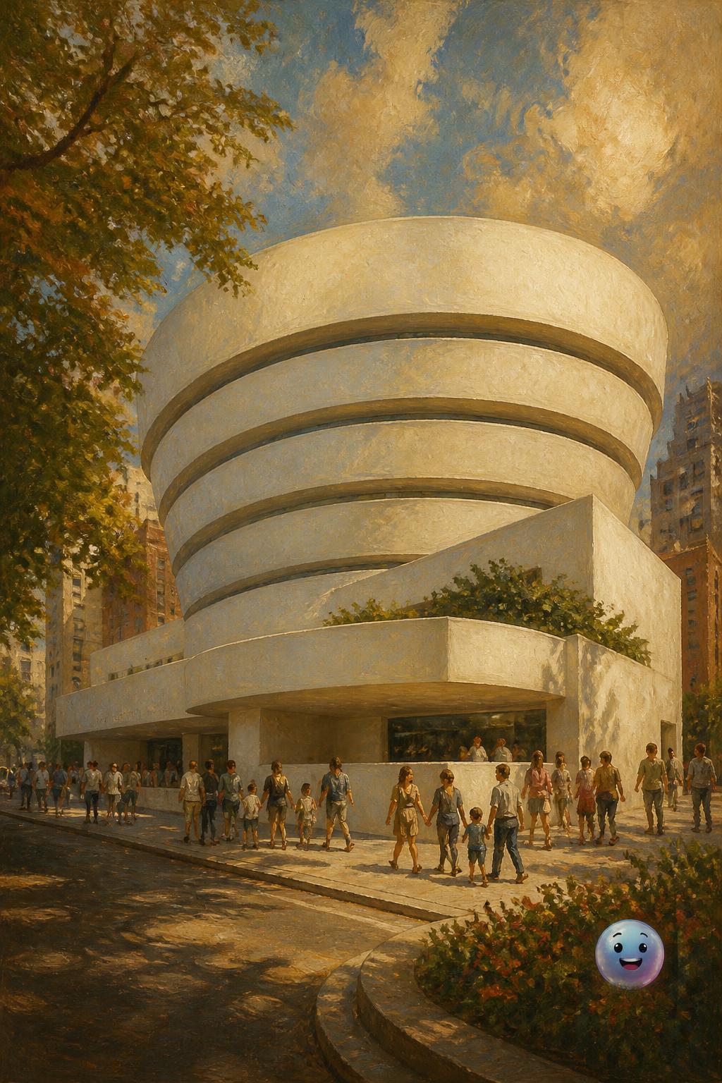 Frank Lloyd Wright's spiral