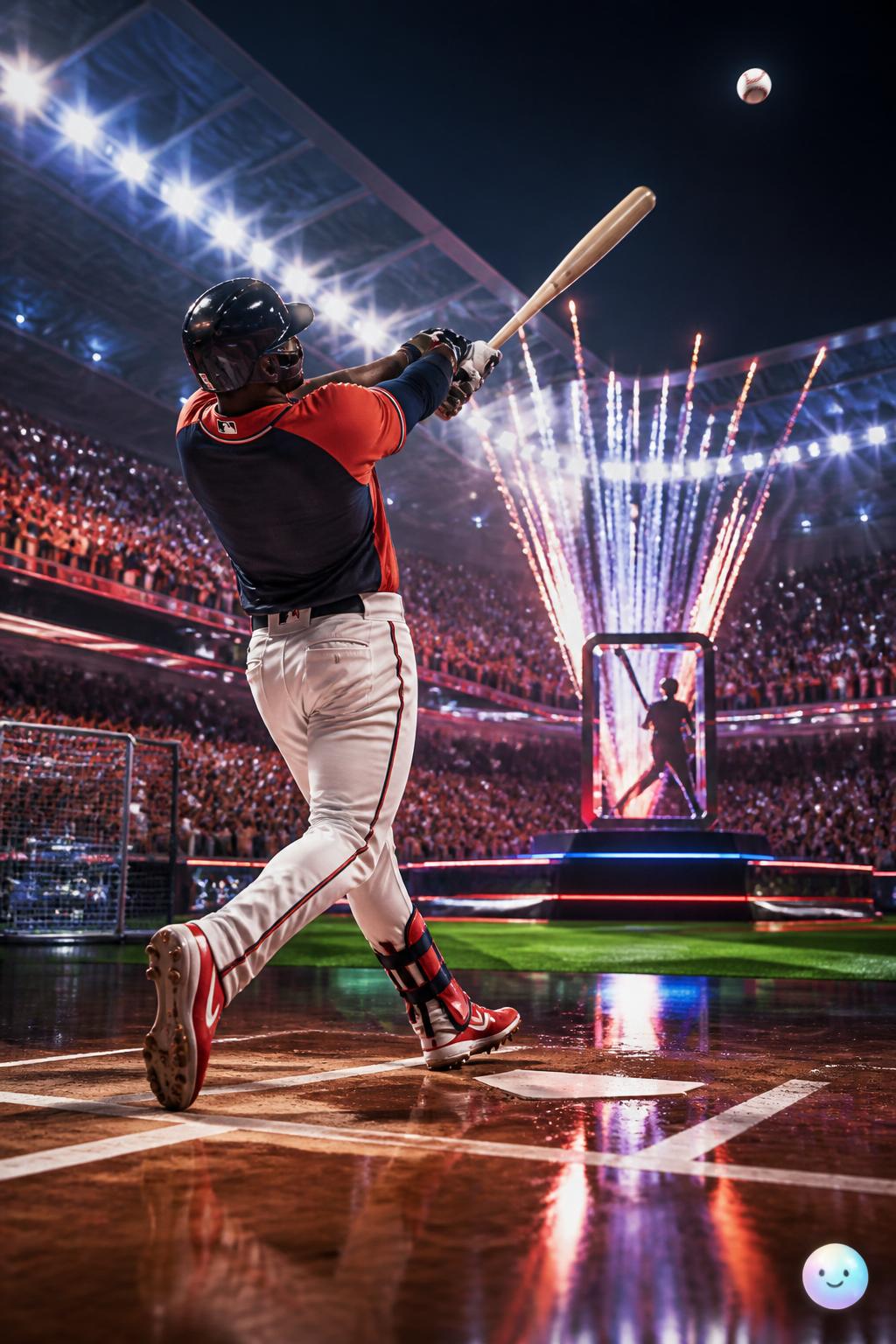 The dramatic final swing