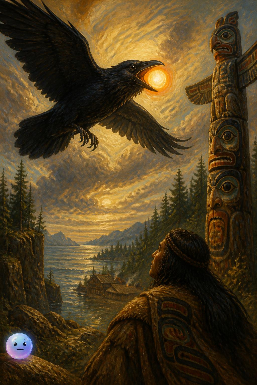 The trickster of the Pacific Northwest
