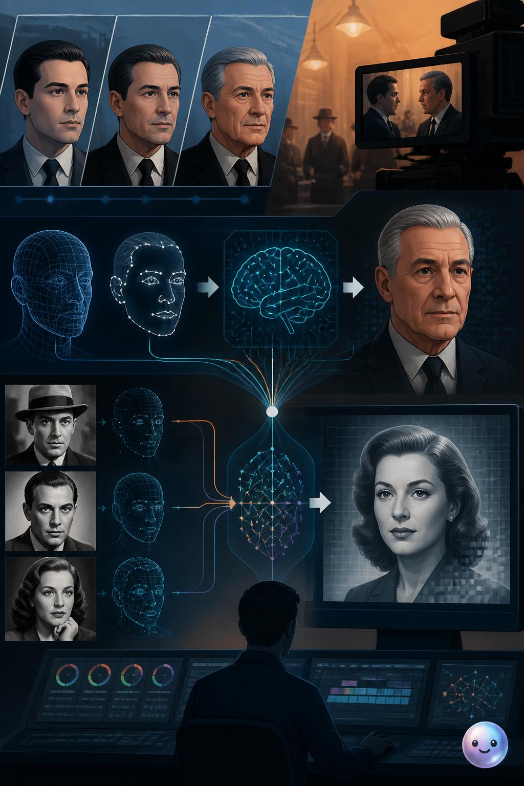 Actores digitales que nunca envejecen