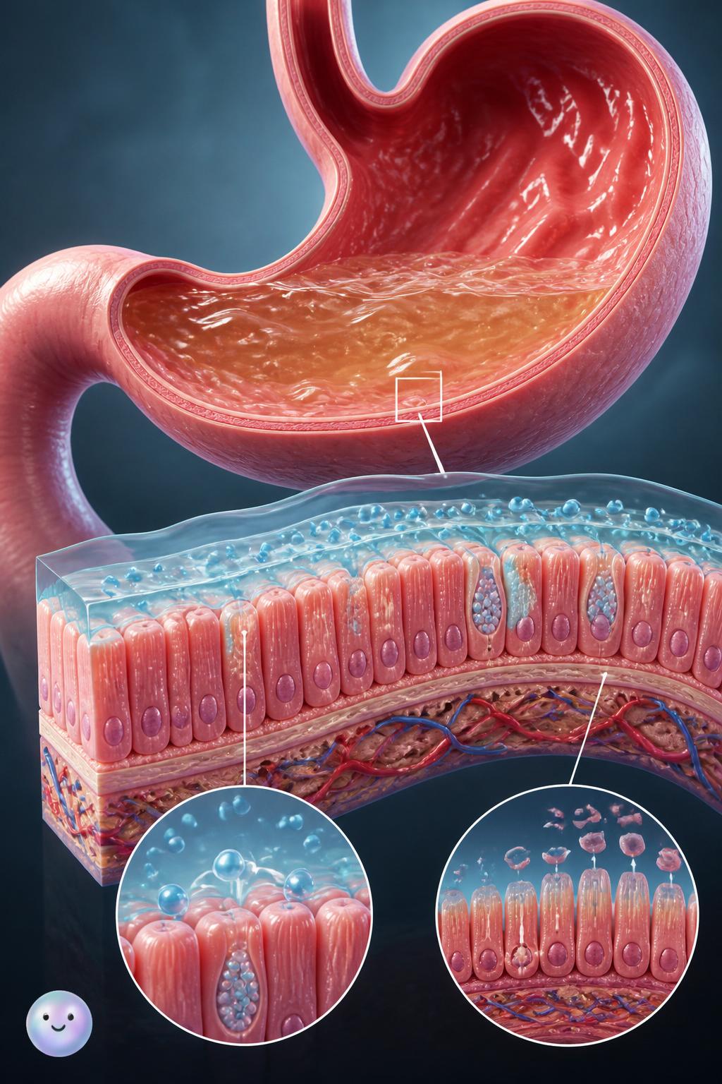 How the stomach avoids digesting itself