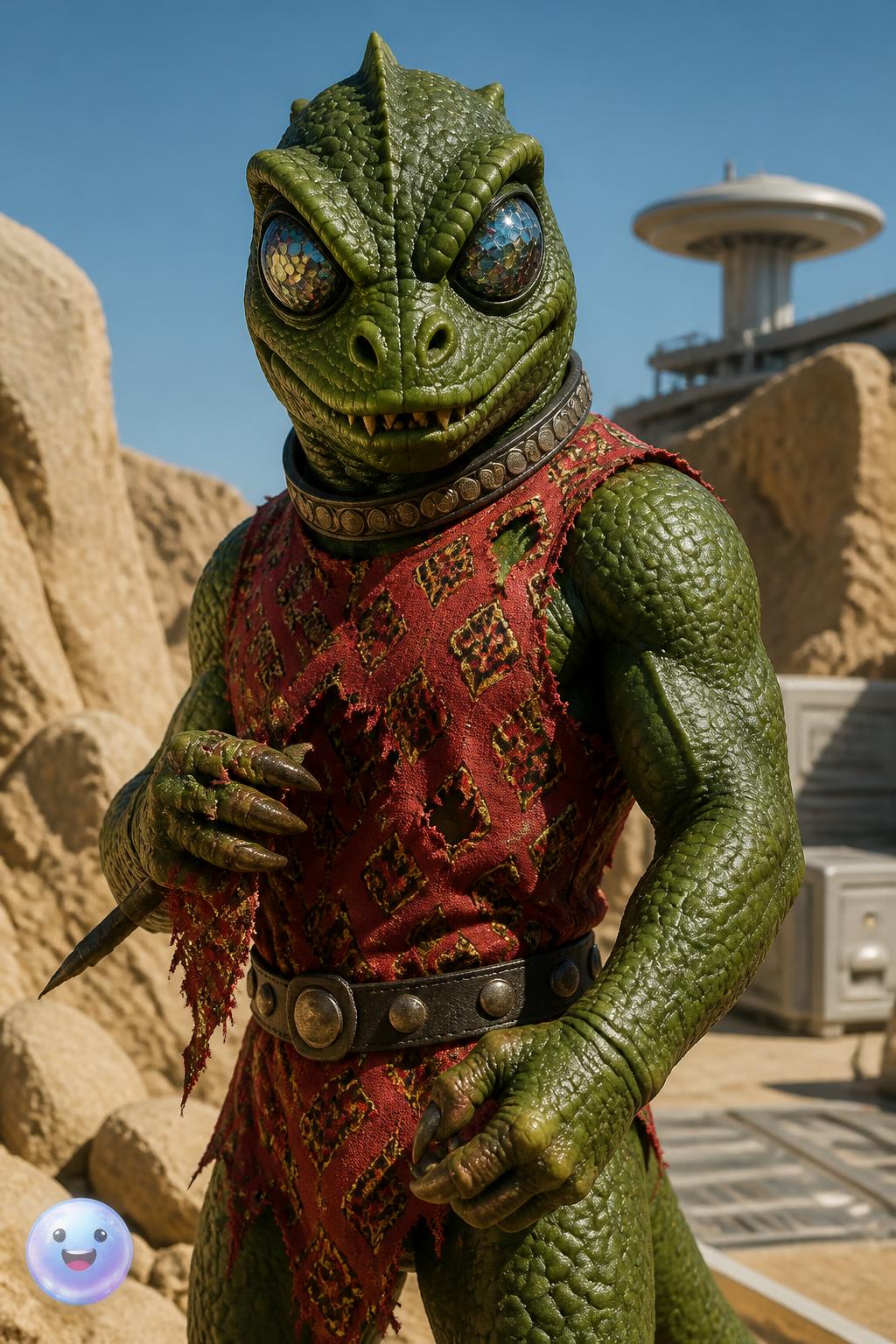 The red-shirt-shredding Gorn of Star Trek