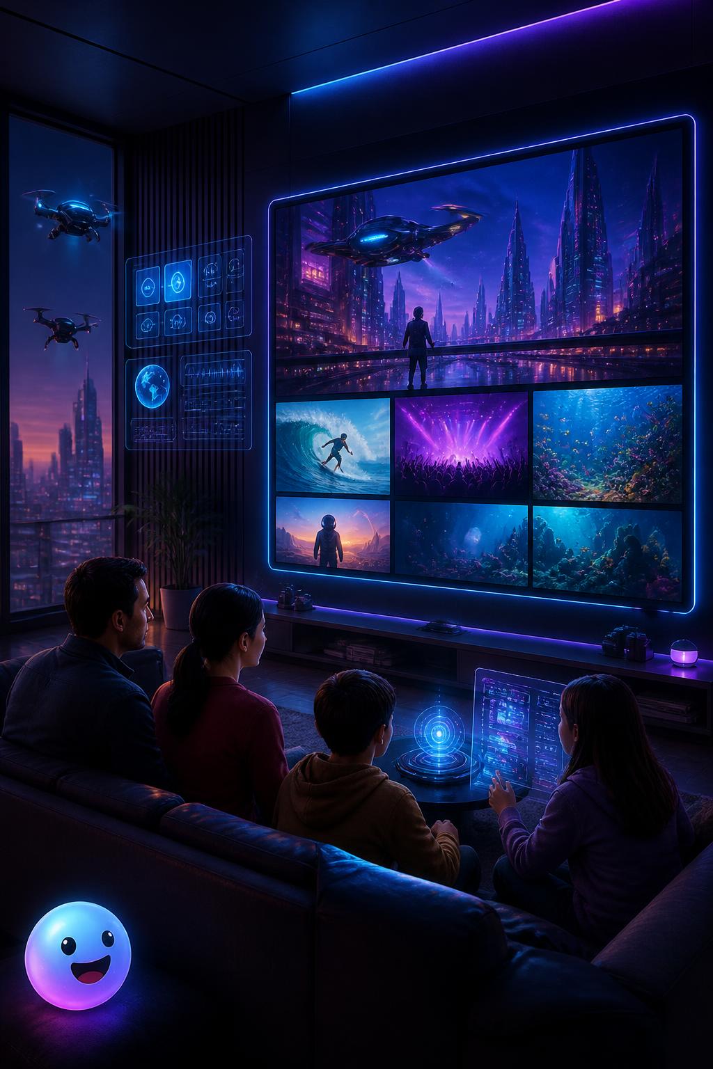 Flat screen and multi-channel displays