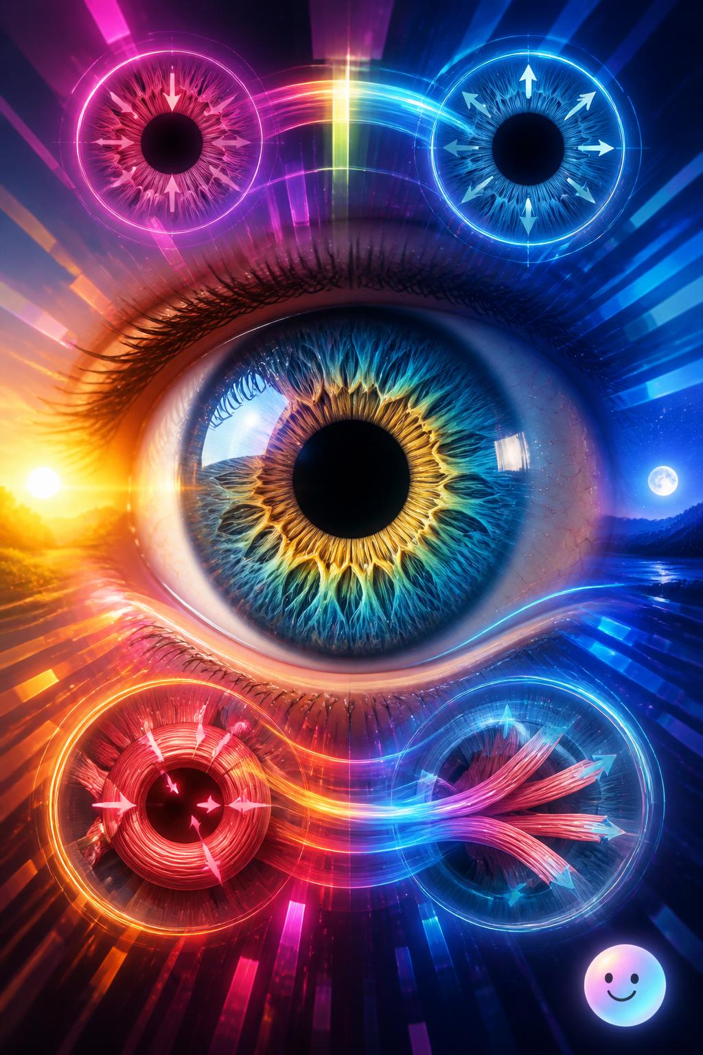 The iris and its colorful muscular dance