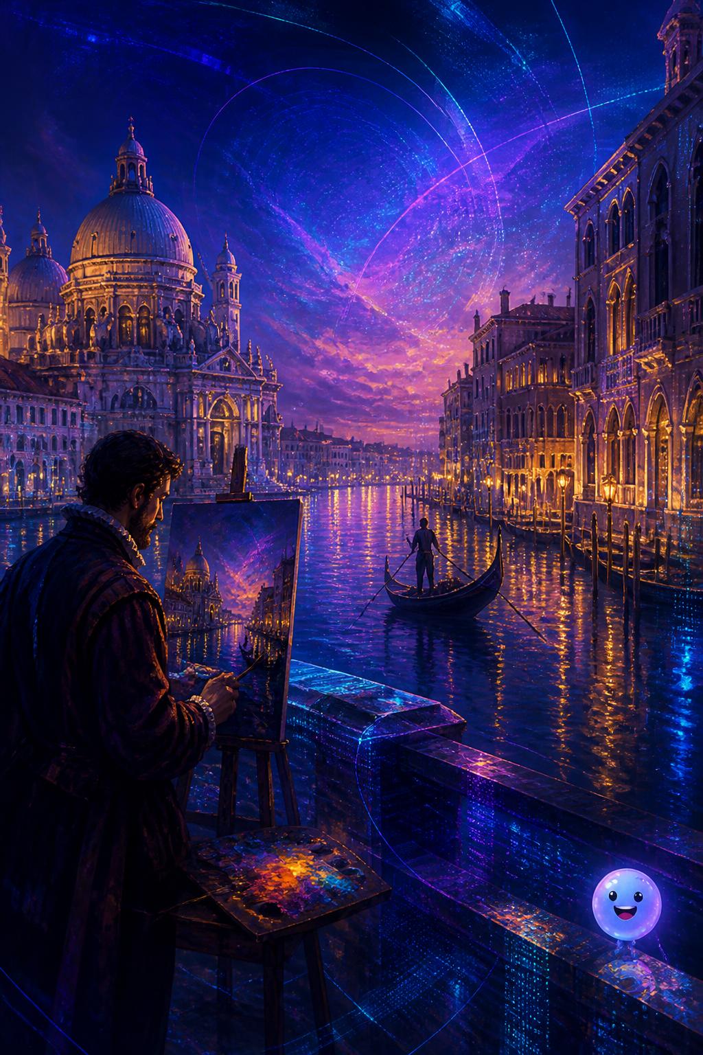 O choque de cores em Veneza