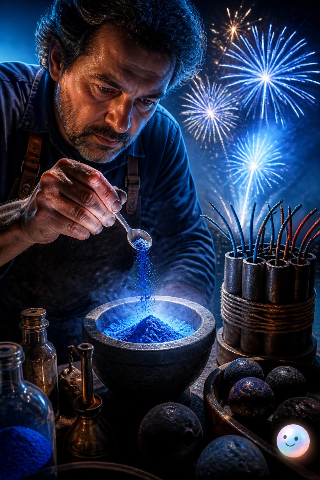 El gran desafío de crear el color azul