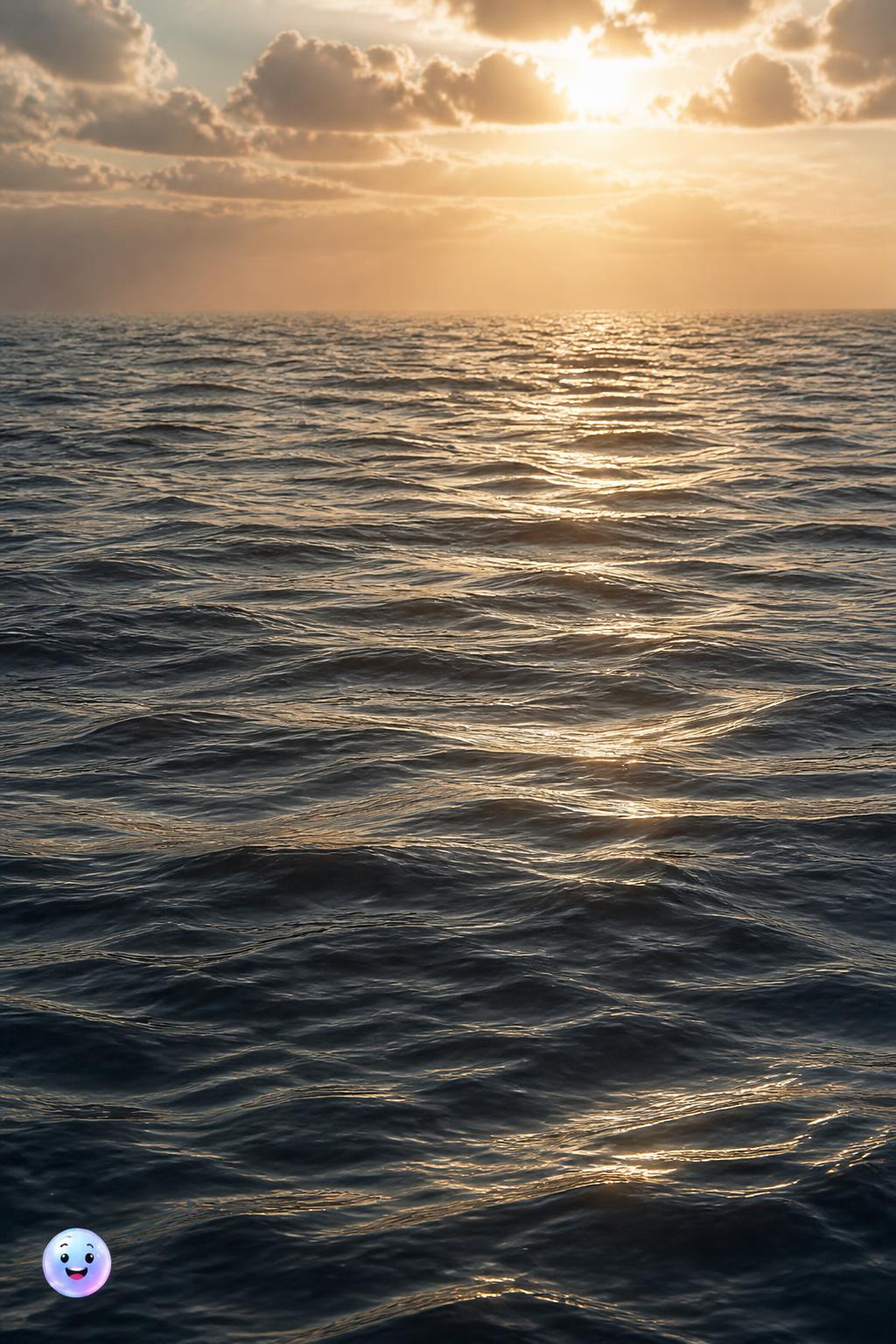 The infinite ocean surface