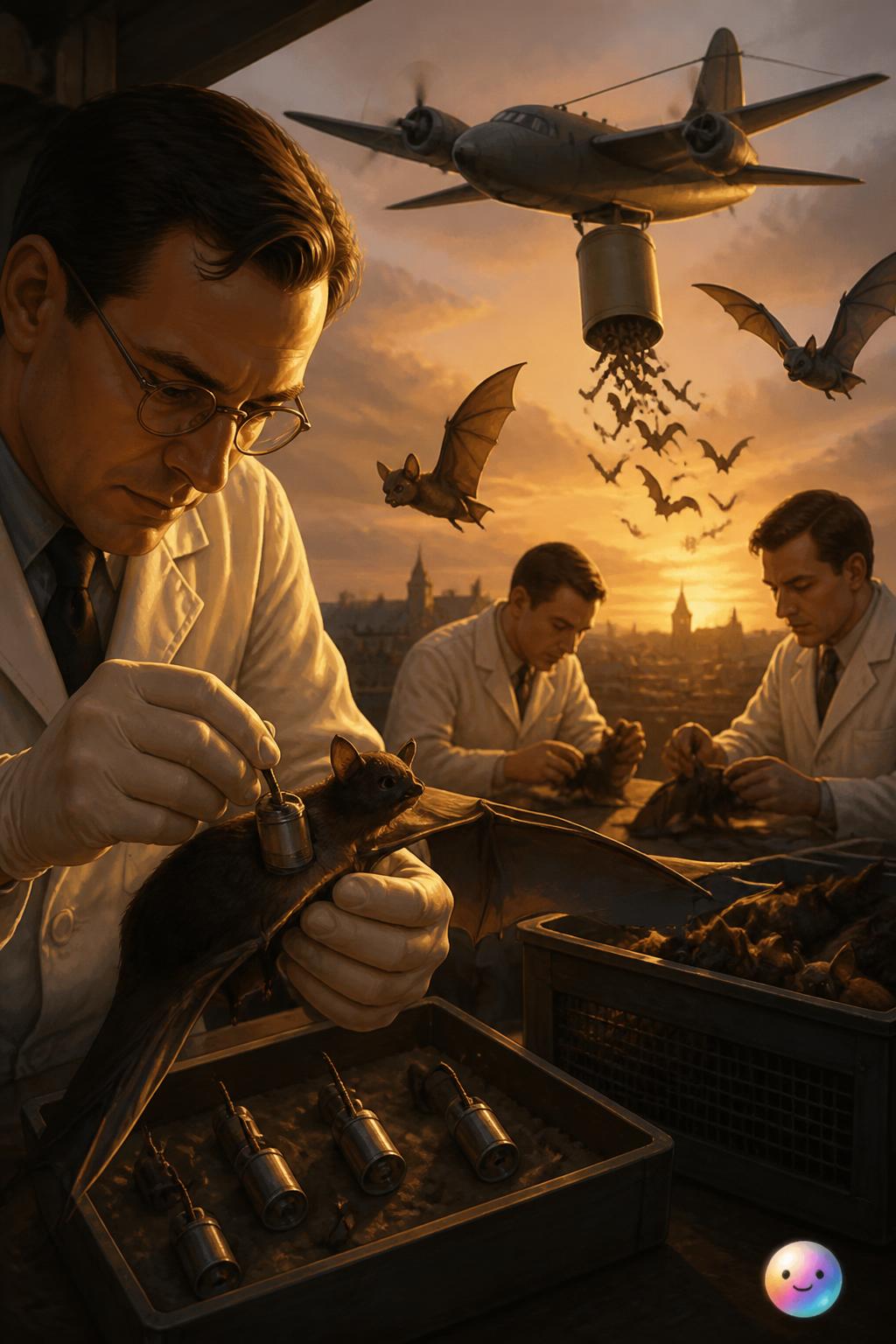 The plan to drop hibernating bats with tiny bombs