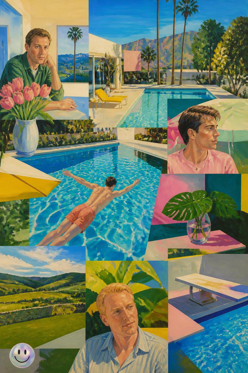 Capturing the splash on canvas