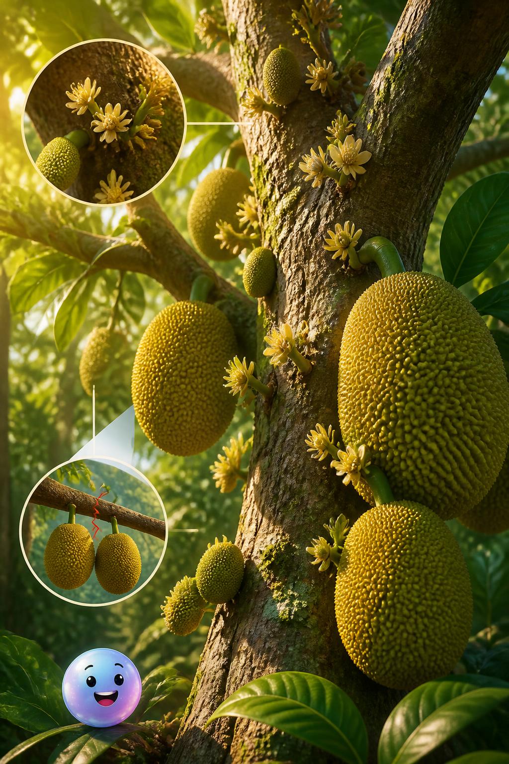 Cauliflory is the secret to heavy lifting