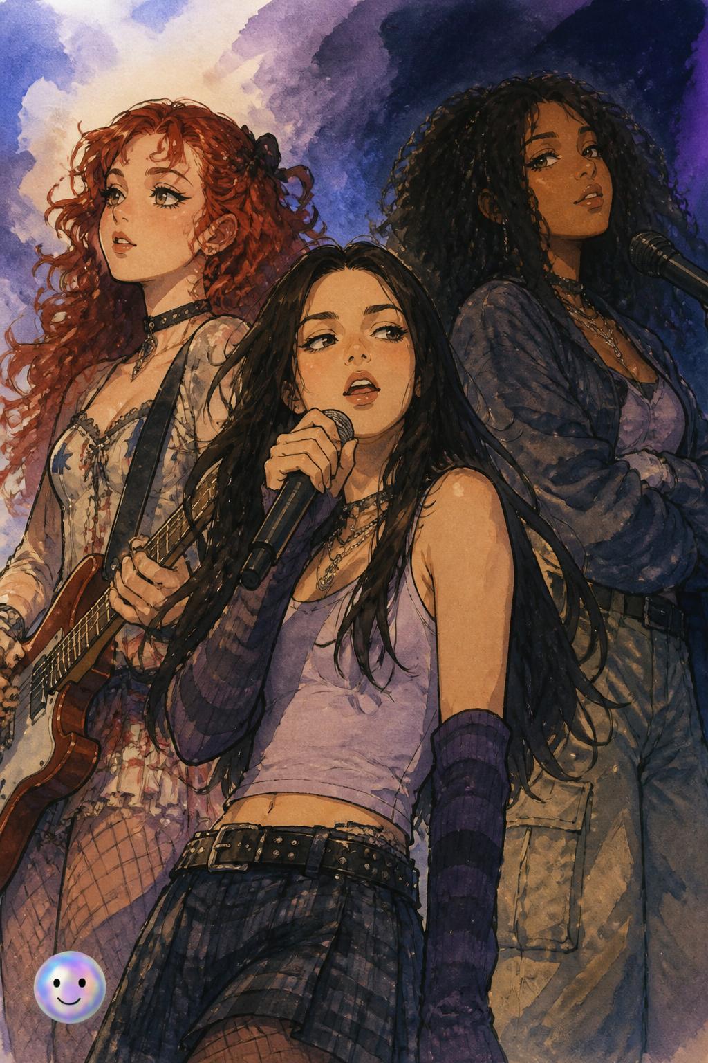 The 90s rock influence