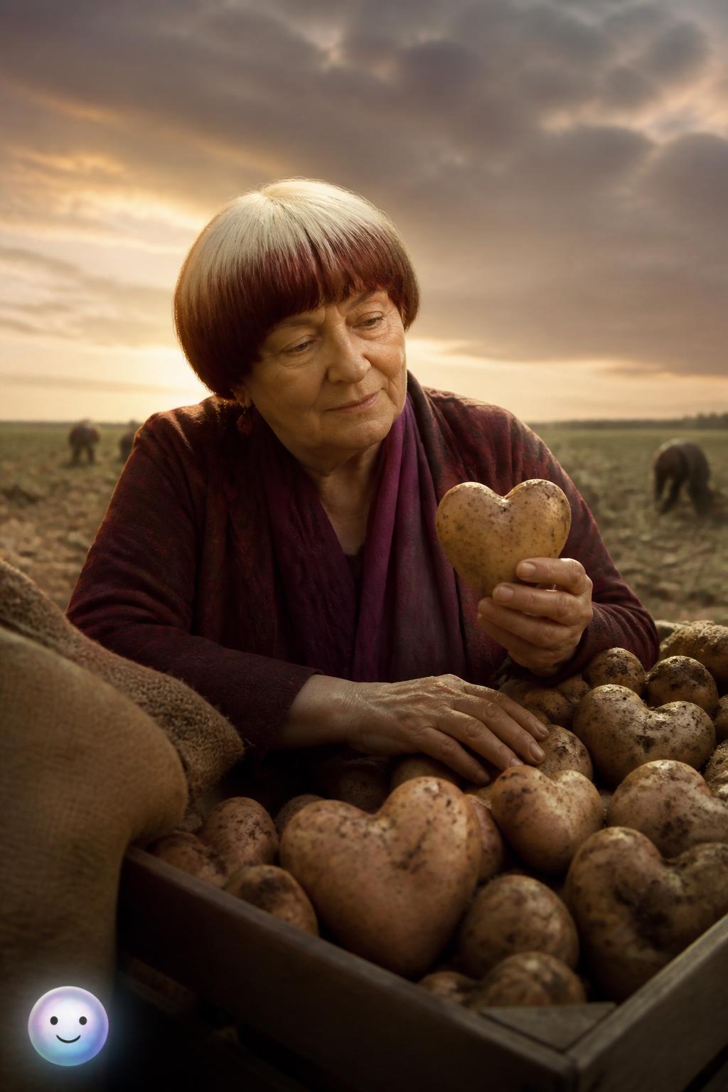 La belleza de las patatas con forma de corazón