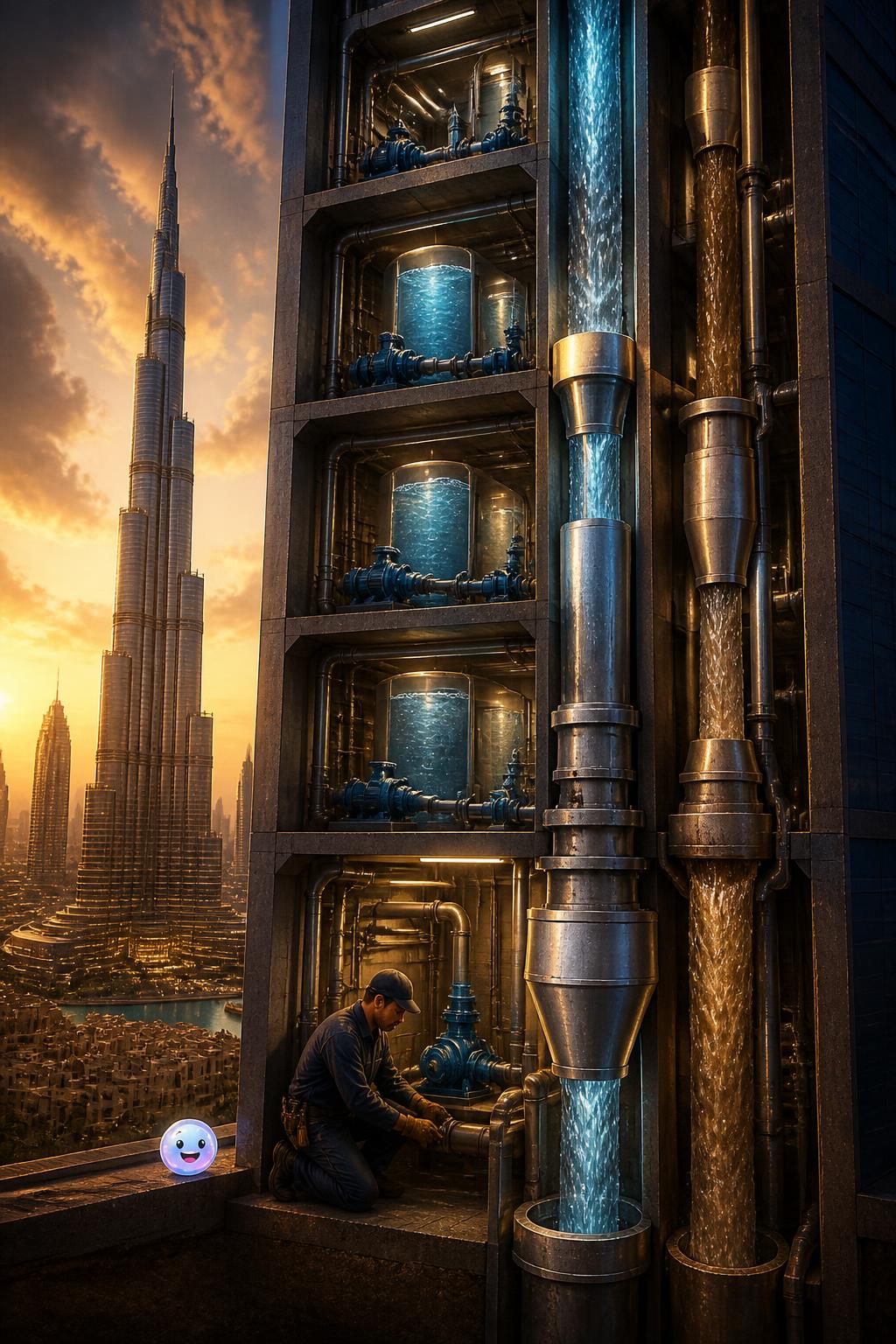 Fighting gravity in modern high-rise towers