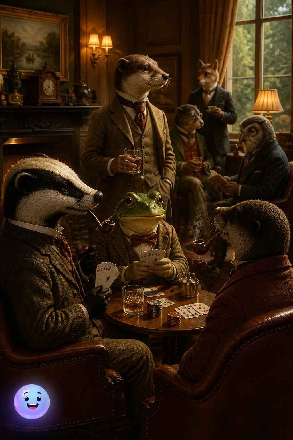 Animals acting like British gentlemen