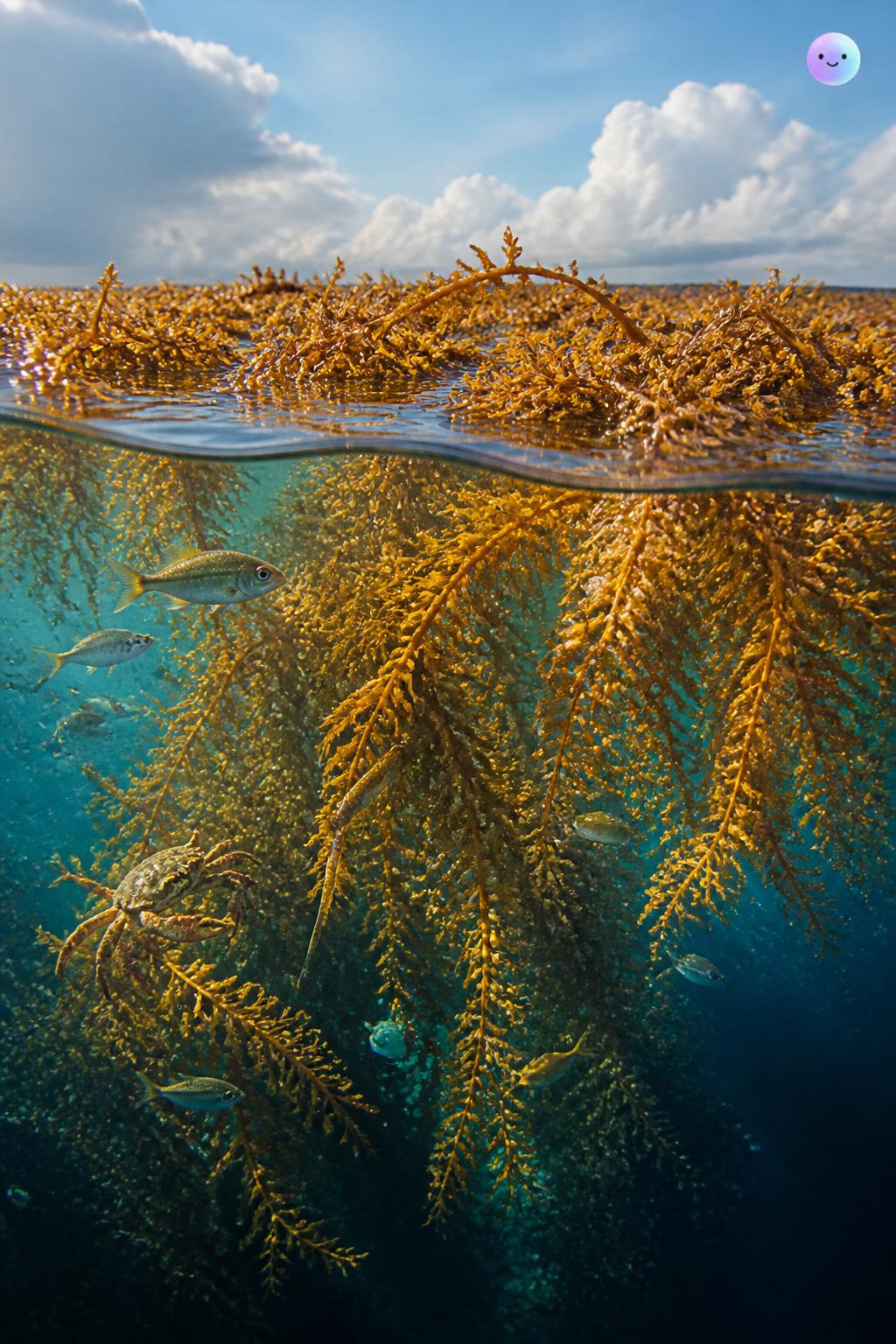 The golden floating forest
