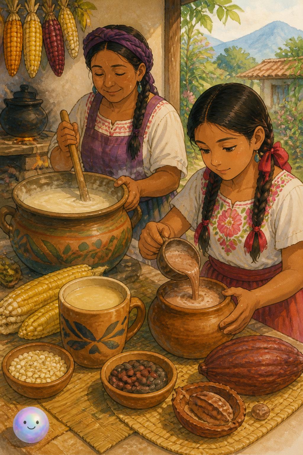 Bebidas ancestrales preparadas con maíz