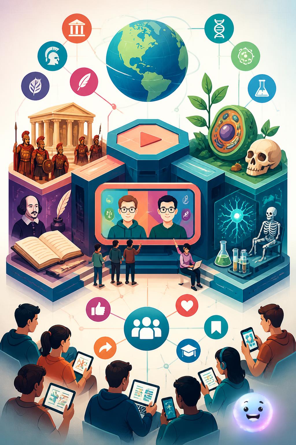 Crash Course e canais de ciência para estudar