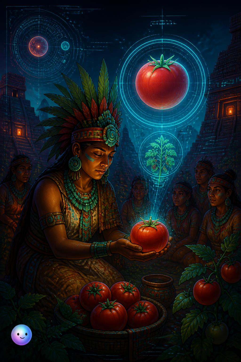 El bautizo de la fruta en náhuatl