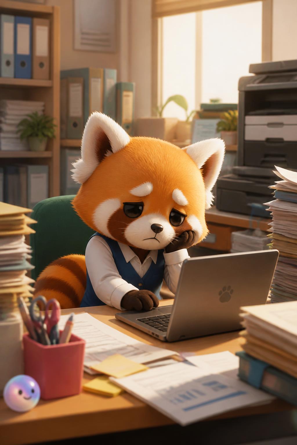 The heavy metal red panda