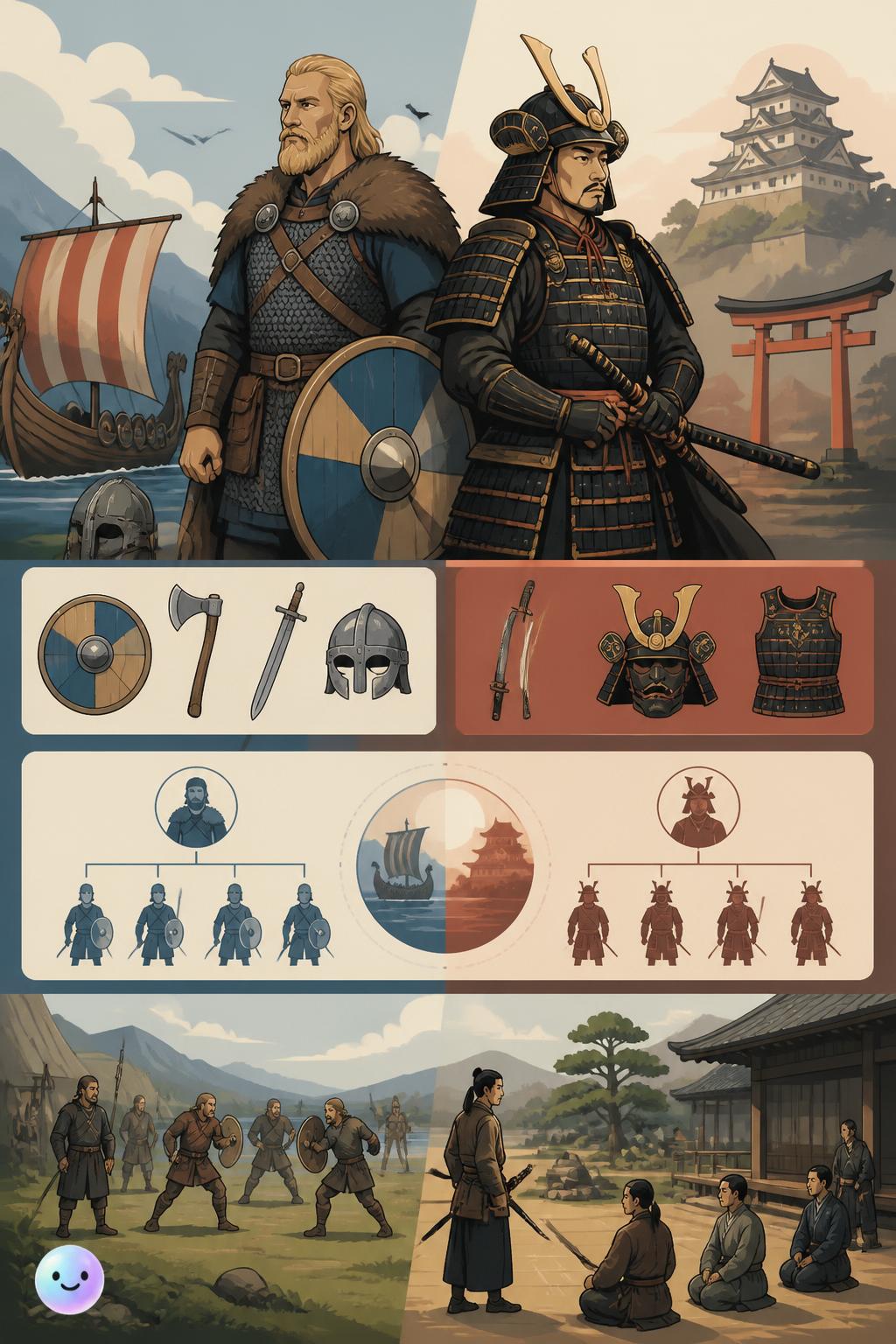 La élite militar del Japón feudal