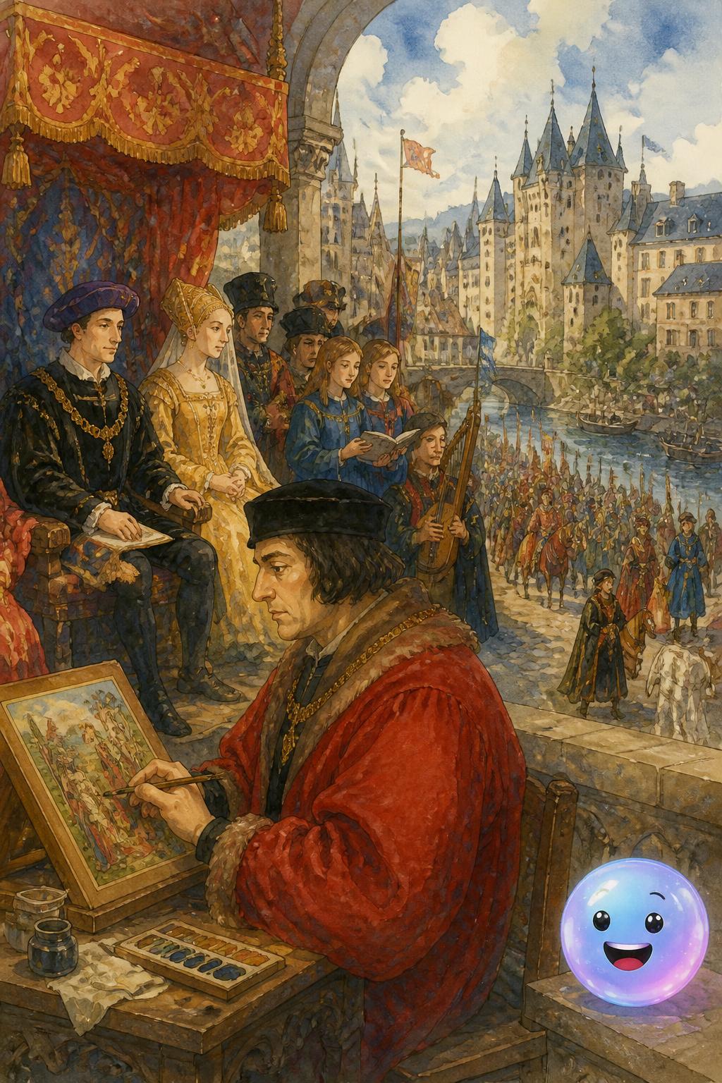 La potente corte dei duchi di Borgogna