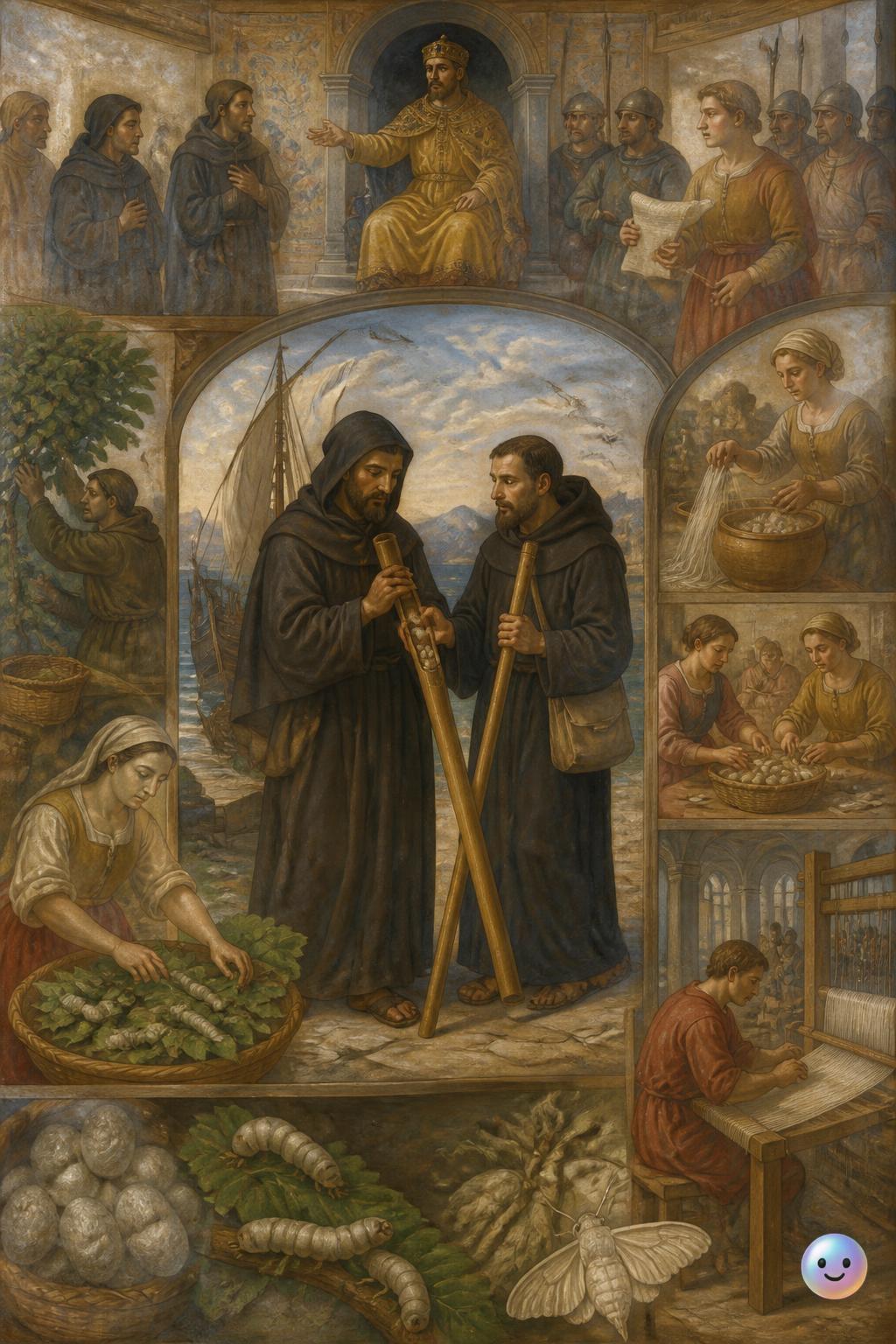 The Byzantine industrial espionage