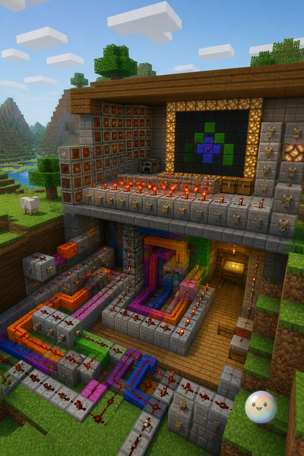 Building working computers inside a game