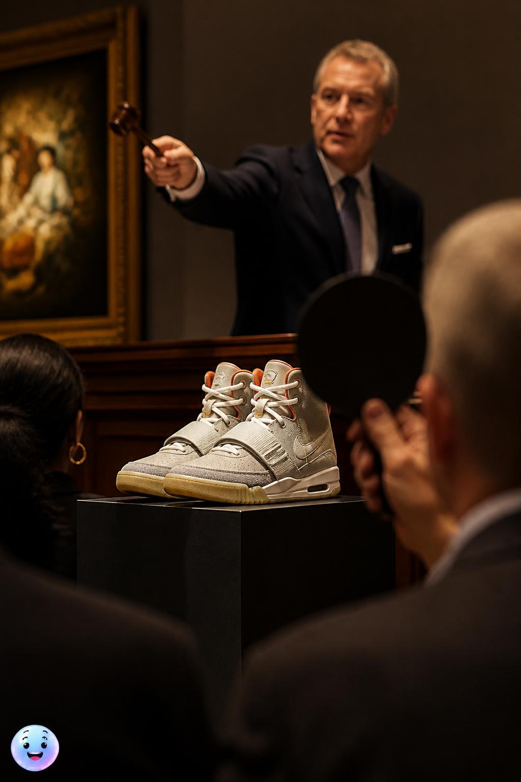 Sneakers head to the auction block