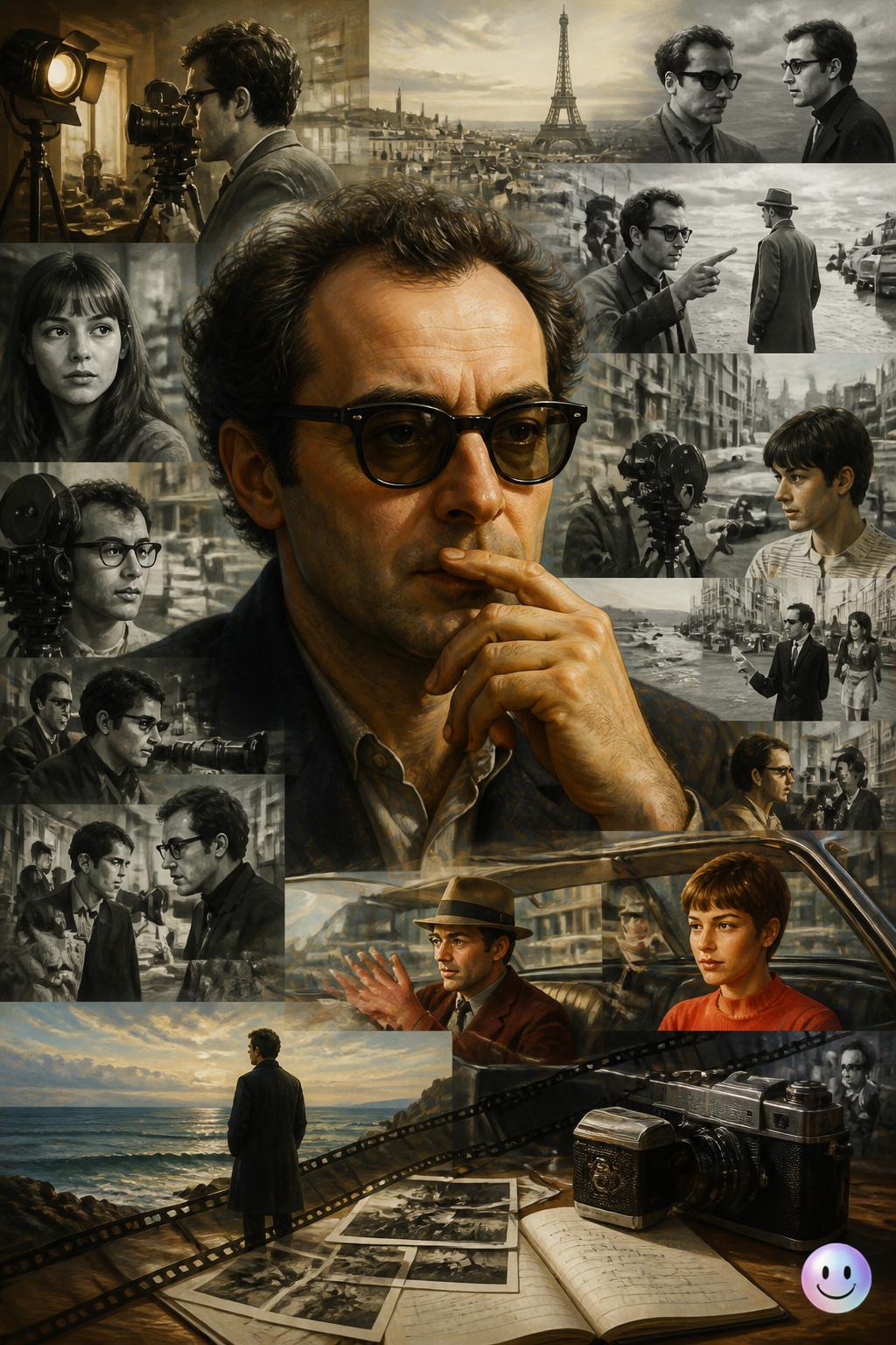 A massive collage of movie history