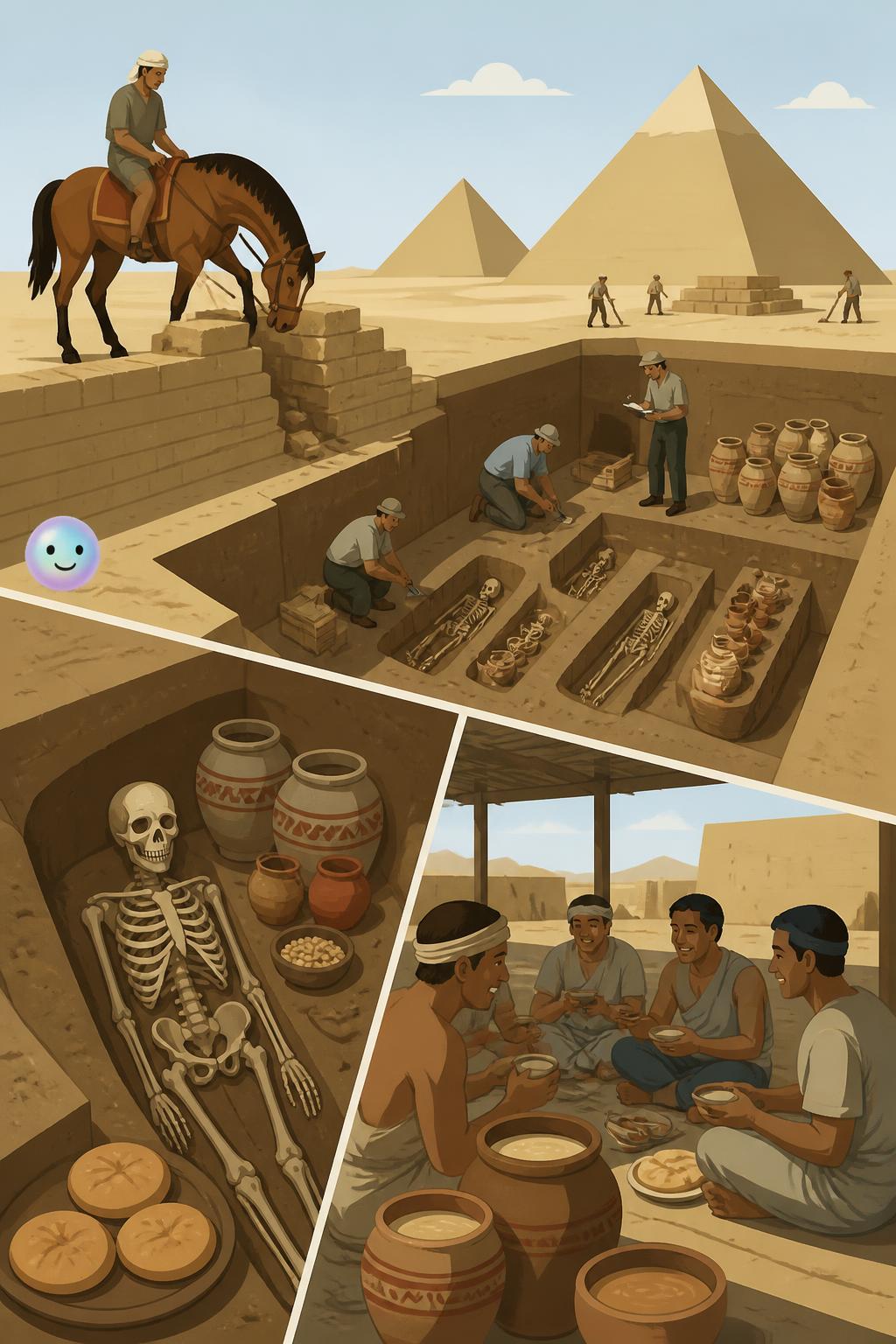 The discovery of the worker tombs