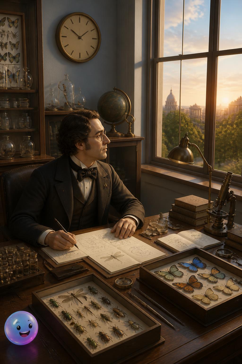 Le collectionneur d'insectes George Hudson