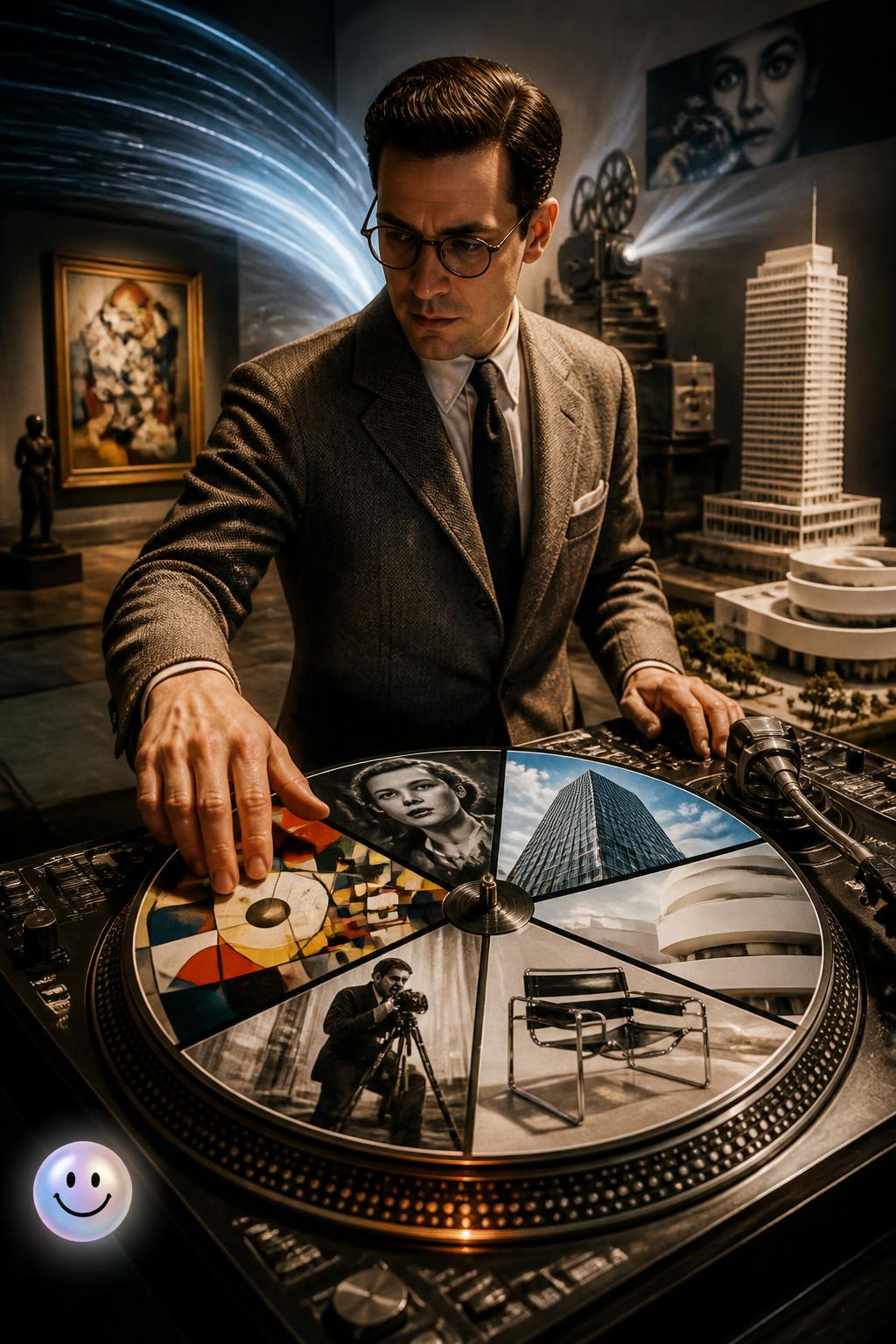 Alfred Barr Jr. spins the multi-disciplinary wheel