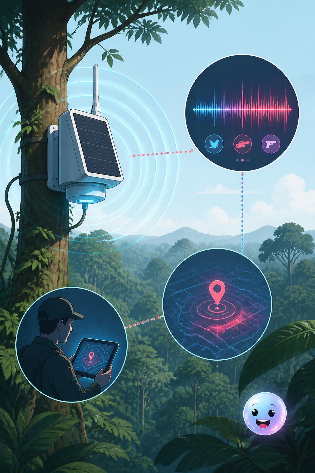 Eavesdropping on the Amazon rainforest